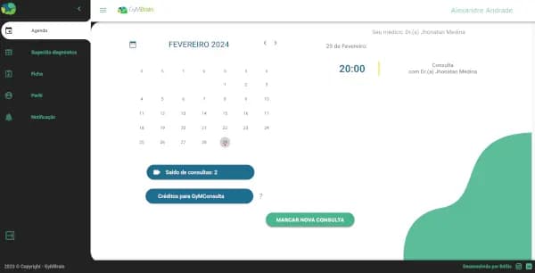 GymConsulta — Plataforma de saúde